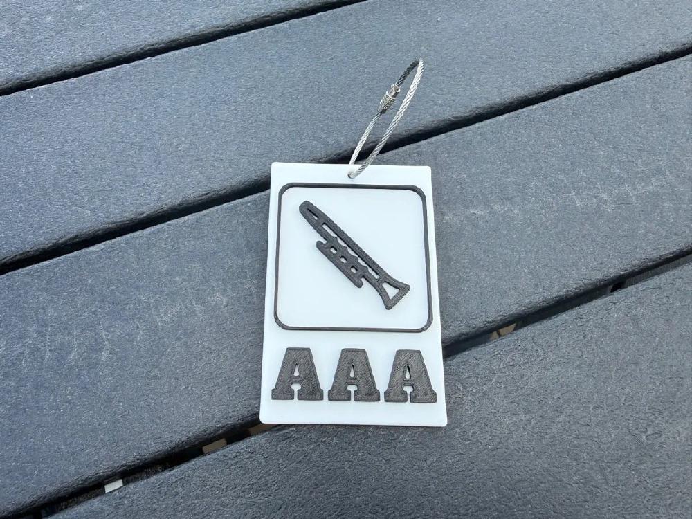 Clarinet Case Tag