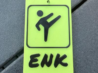 Martial Arts Bag Tag