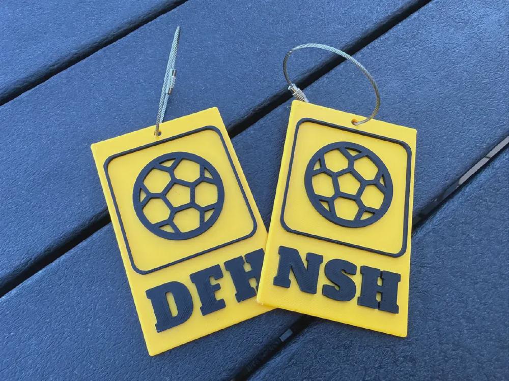 Soccer Bag Tag