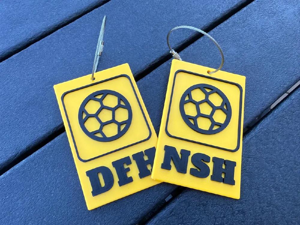 Soccer Bag Tag