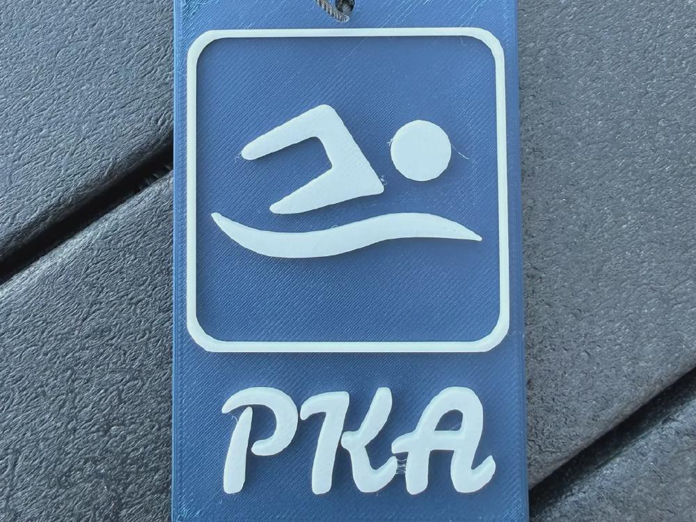 Swimming Bag Tag