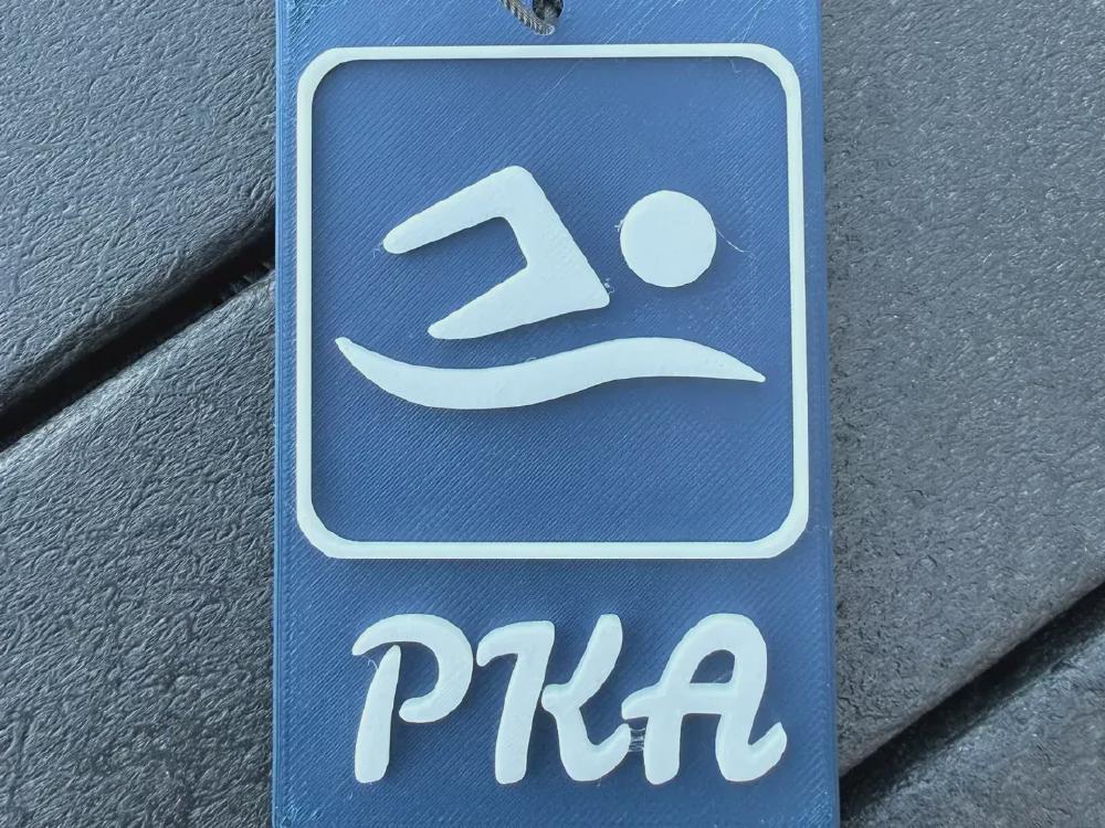 Swimming Bag Tag