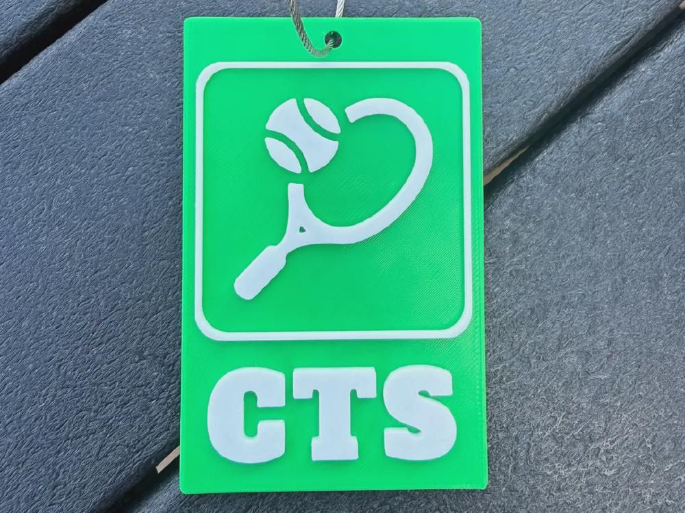 Tennis Bag Tag