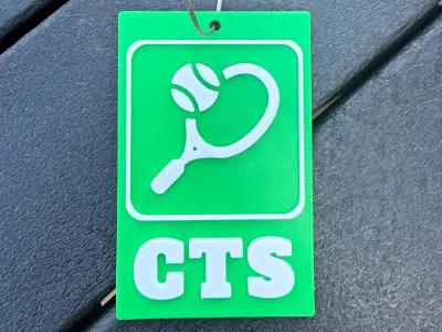 Tennis Bag Tag