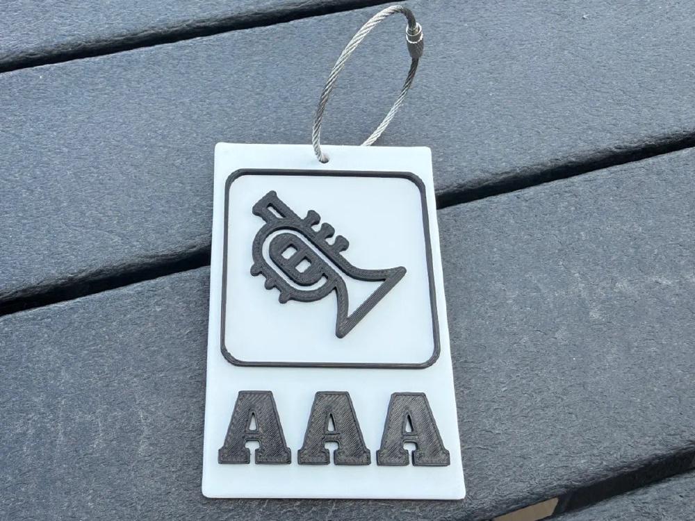 Trumpet Case Tag