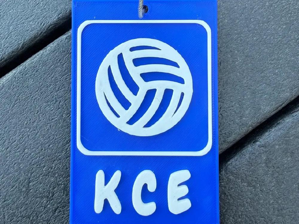Volleyball Bag Tag